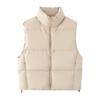 Zbzr Autumn New Women Clothes Western Style Multi-Color Stand Collar Sleeveless Warm Cotton-padded Jacket Vest Vest 3046224