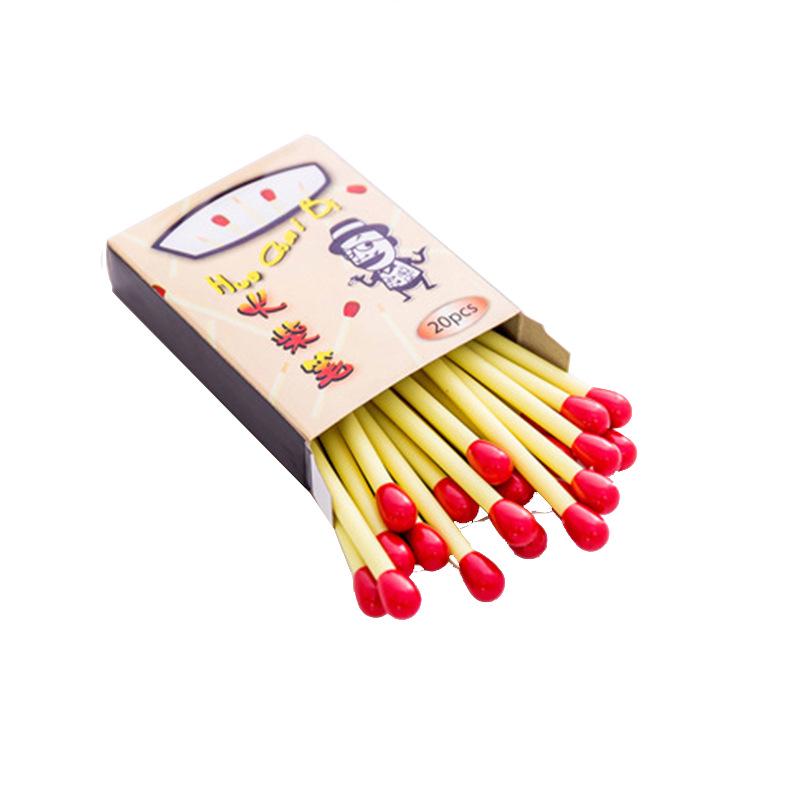 Creative Matchstick Ballpoint Pen - Cute Stationery for Kids' Learning and Prizes