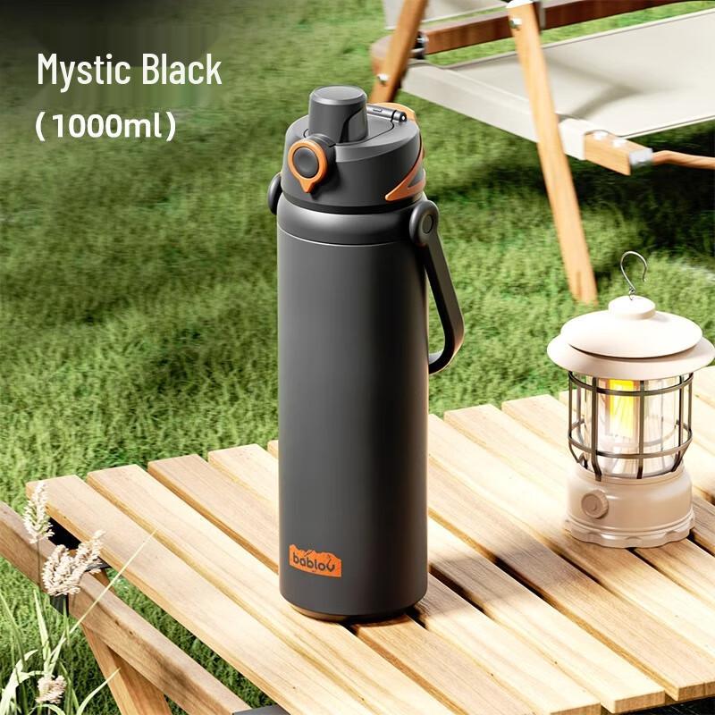 BabloV Large Capacity Outdoor Insulated Water Bottle