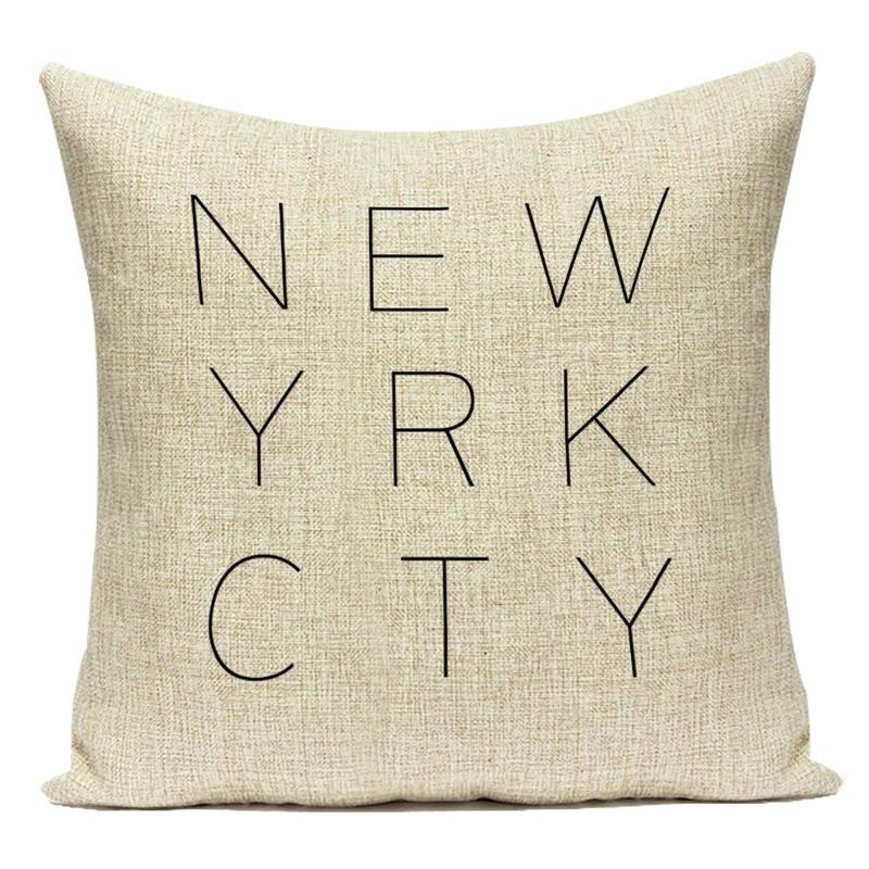 Nordic Style Letters Geometry Decorative Cushion Cover Home Textile Decor Pillow Cover Living Room Sofa Decor Pillow Case