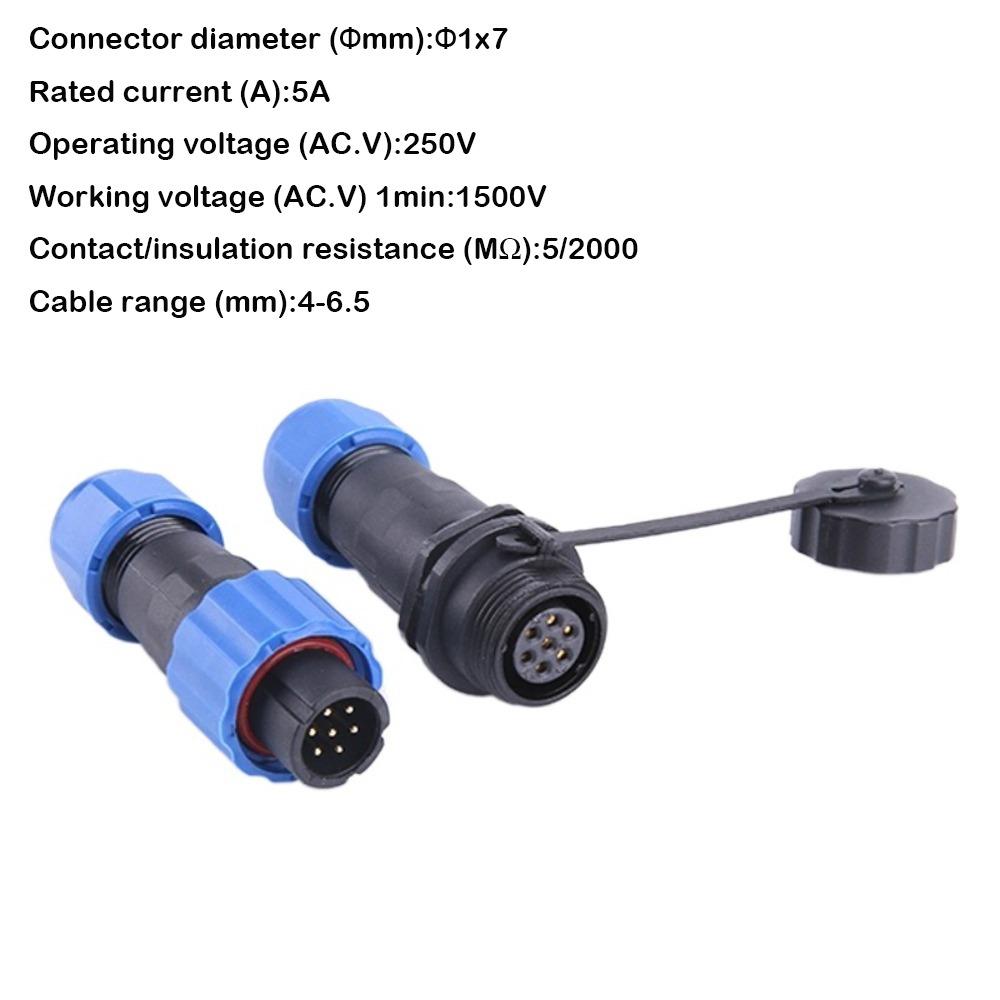 SP13 Waterproof Connector Docking Connector Socket Plug Male Female Plug Socket  Electrical