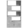 Bookshelf Concrete Grey 100x36x189 Cm Engineered Wood