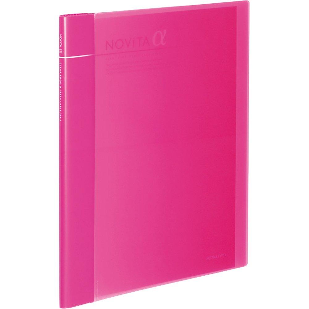 KOKUYO File Clear Novita 12 Pockets x File, Add-on Type, , Cover, A4, 2, Pink, LA-NT24P розовый
