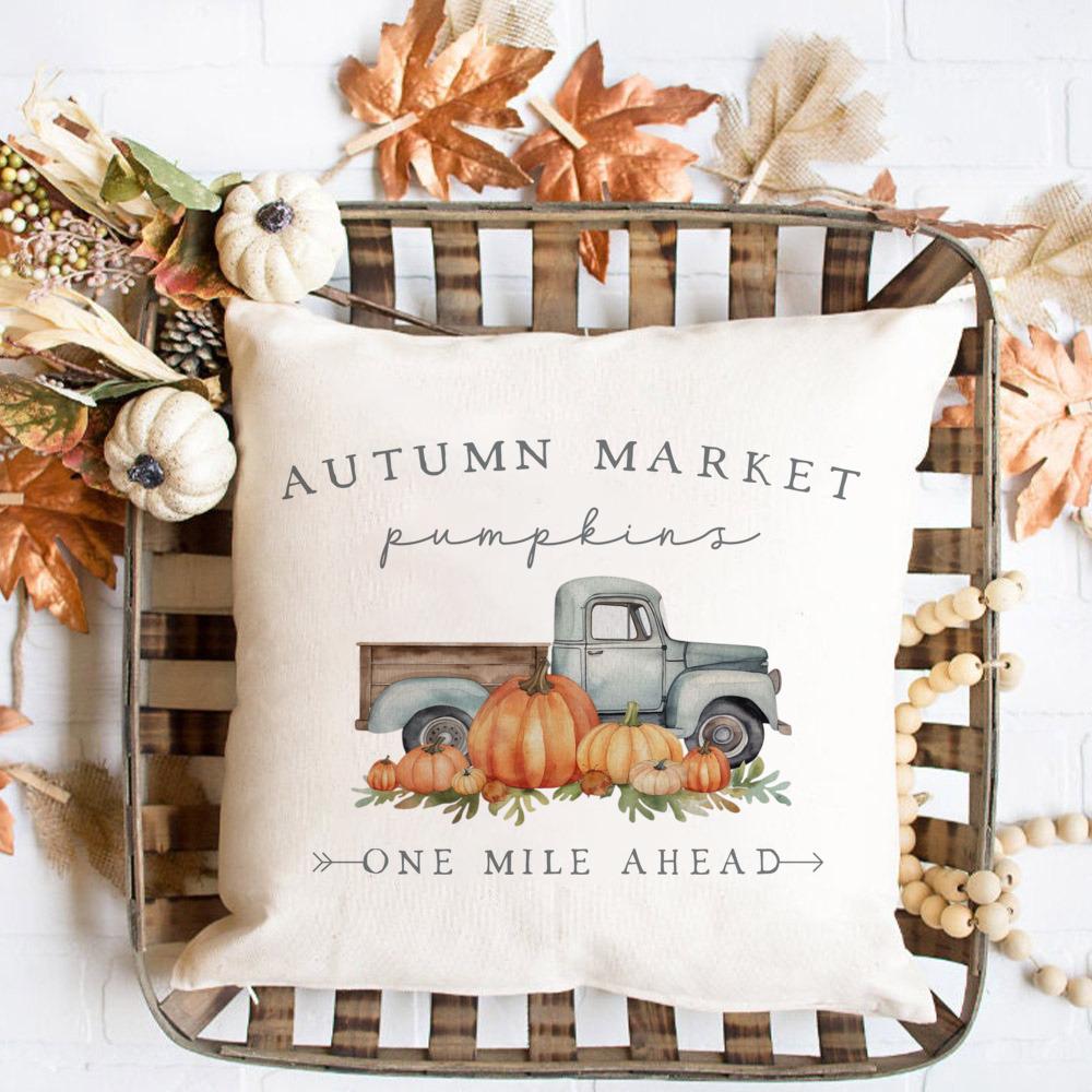 

Fall Couch Pillow Cover full Leaves Pillow Case Autumn Cushion Case Maple Throw Pillows Fall Throw Pillow Farmhouse Decor