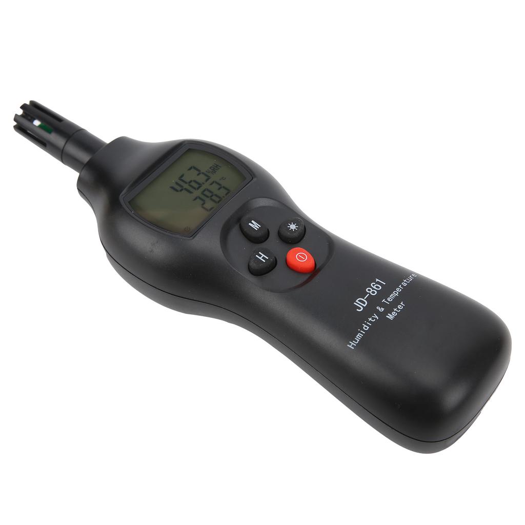 JD‑861 Temperature and Humidity Meter Portable Digital Display Multifunctional Measuring Tool