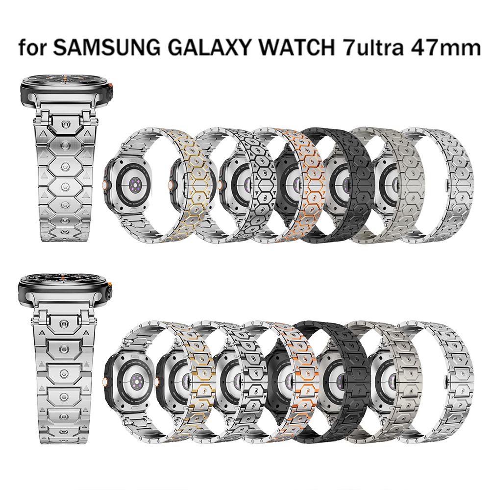 Metallarmband für Samsung Galaxy Watch Ultra 47mm Zubehör Edelstahl-Uhrenarmband für Galaxy Ultra 47mm Correa Armband