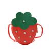 Fashion Coin Purse Cartoon Strawberry Wallet Children's Crossbody Bag Cute Diamond Strawberry Decoration Coin Purse