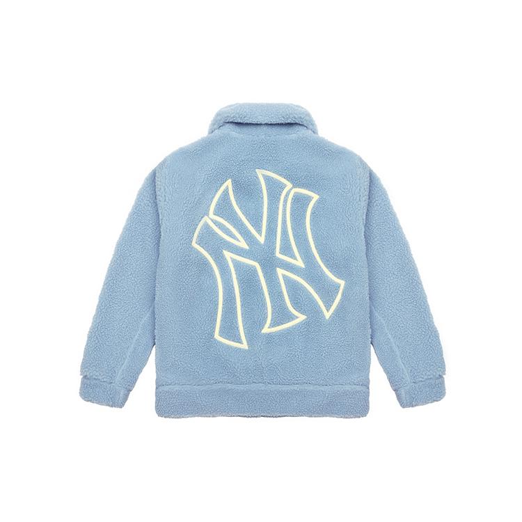 MLB Velvet Jackets Unisex Light Blue Lapel Moderate 3AJPF0216-50BLL S