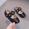 Kinder-Blumen-Pumps mit weicher Sohle: Modische Prinzessinnen-Leder-Schuhe für Mädchen für Frühling/Herbst