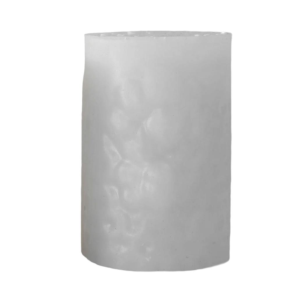 Embossed Honeycomb Candle Molds Cylinder Candle Silicone Molds for Epoxy Resin Making Candle Soap Gypsum Silicone Molds