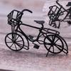 Dollhouse Bicycles Black Metal Bike Doll House Accessories Toy Crafts Furniture