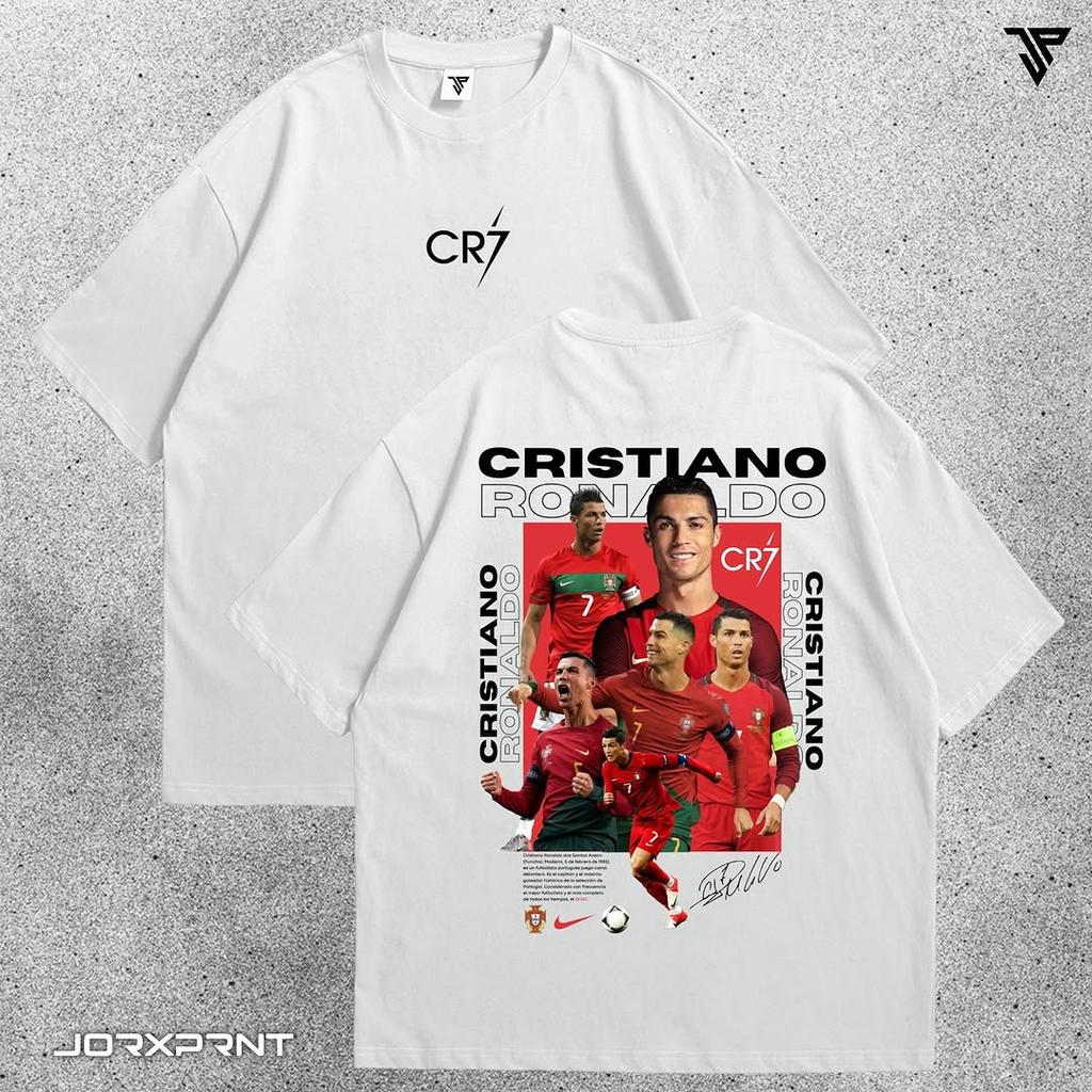 Tricou Imprimat CR7 Tricou Grafic C Ronaldo Street Hip Hop Supradimensionat Y2k Bărbați Femei Bumbac Mânecă Scurtă Îmbrăcăminte Feminină Masculină