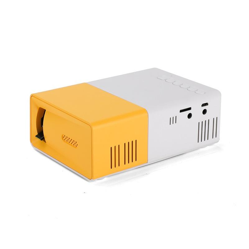 Mini Portable Micro Projector Hot Selling Children's Yellow and White Projector