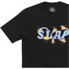 Palace X Slap Magazine Co-Branded Hands Tee With Fun Letter Finger Pattern Print Unisex Tops Black P20TS263