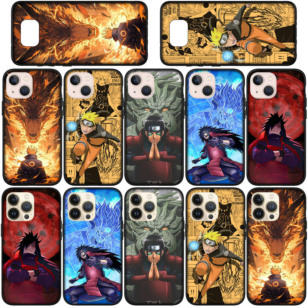 Phone Case for Samsung Galaxy S25 S24 S23 iPhone 16 15 Xiaomi Redmi Note 14 13 12 16E 11 Pro Max XR OPPO Moto Huawei Madara Uchiha Poster Naruto Cover