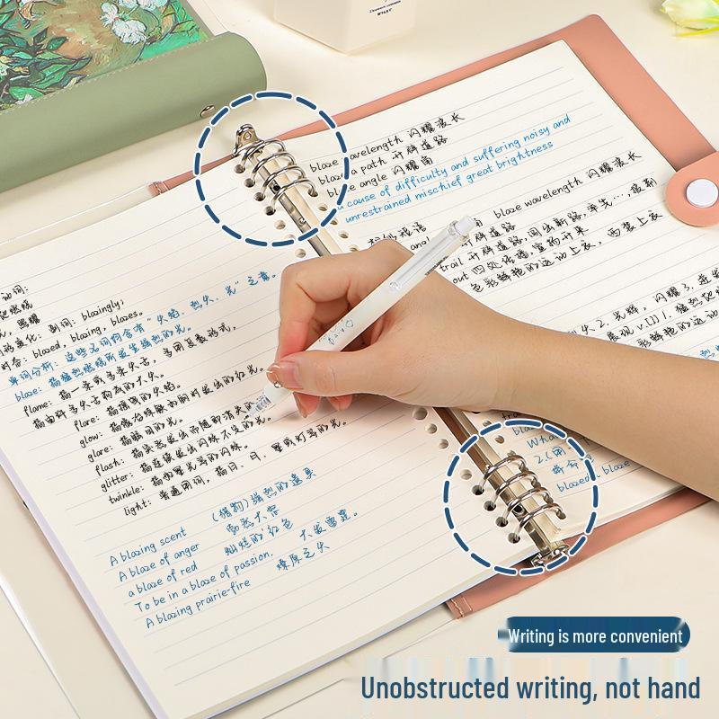 Benutzerdefiniertes transparentes weiches Cover Ölgemälde Notizbuch für Schüler und Doktoranden Tagebücher & Planung