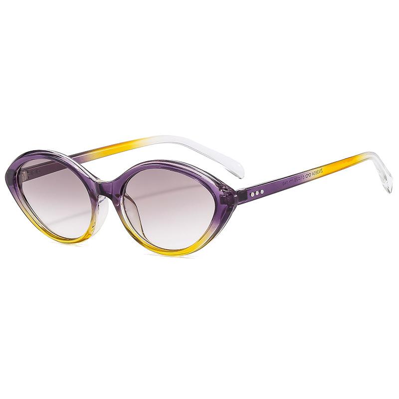 

Classic Vintage Oval Sunglasses for Women Fashion Retro Female Sun Eyeglasses Latest Trendy Luxurious Brand Designer UV400 Lady Shades Eyewear Lentes as picture