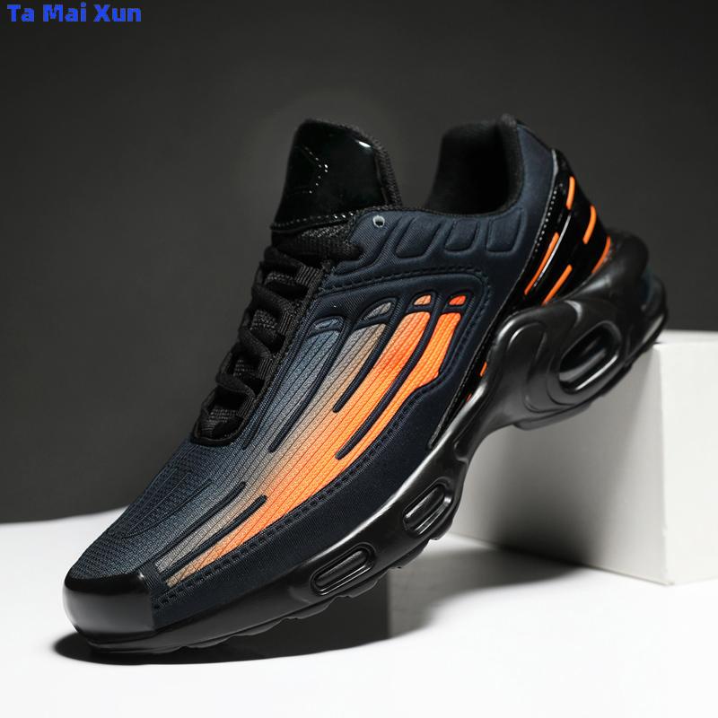 Shoe Size36-47 Men Low-top Air Cushion Sports Shoes Men Breathable Cozy Lightweight Cushioning Womens Casual Walking Sneakers