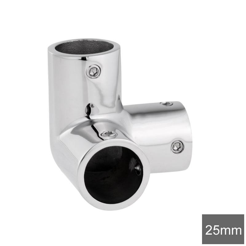 316 Stainless Steel Tube Pipe Connector Super Anti-corrosion No Rust for Ocean Yacht Dock Outdoor Awning Tube Fastener
