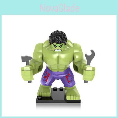 Hulk Super Hero Large Toy Action Mini Figures Building Blocks Durable Abs Plastic Educational Gift For Children Green Color 7cm Size