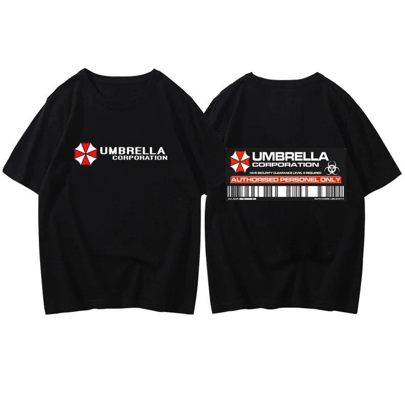

Harajuku Japan Anime Umbrella Corporation Футболка с принтом в одном стиле Уличная хипстерская футболка унисекс Летние модные женские футболки XL