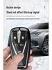 Changan Qiyuan A05/A06/A07 Remote Key Cover: Metal Shell with Leather Snap Button for Q05 125MAX