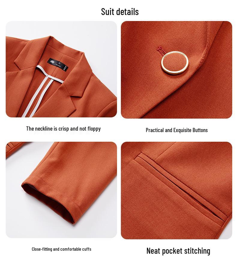 Damen Mittellange Professionelle Lässige Anzugjacke - Frühling bis Herbst Mode