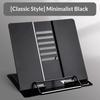 Multi-angle Metal Desk Book Reading Stand Adjustable Foldable Holder Lightweight Portable for Travel Study Student Support Rack