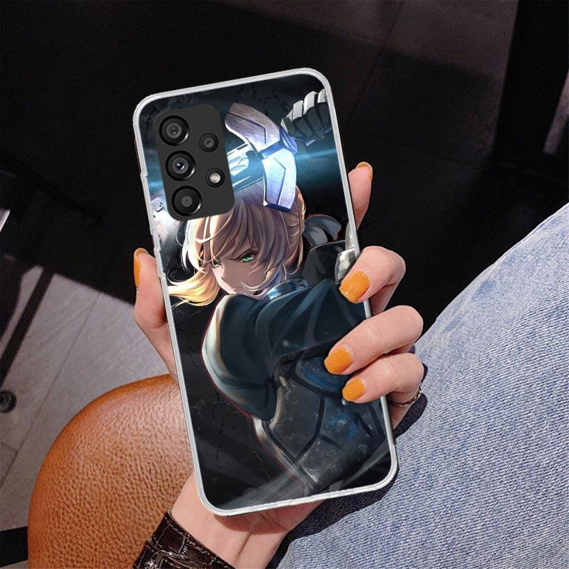 Fate Zero Stay Night Saber Phnoe Case for Samsung Galaxy A17 A37 A57 A16 A26 A36 A56 A15 A14 A13 A55 A54 A53 A35 A34 A33 A25 A24