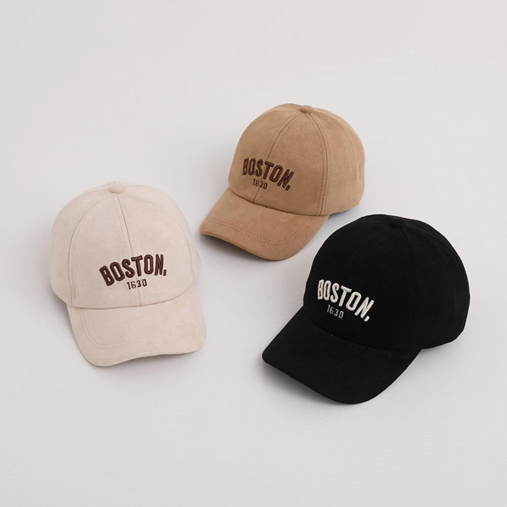 Casual Sun Hat Letter Embroidery Duck Tongue Hat Fashion Baseball Cap  Children