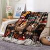Flaneldecke mit Katzenmuster, Hohe Qualität, Bequem für alle Jahreszeiten, Heimdekoration, Wärme und Komfort, Perfekt für Weihnachtsgeschenke