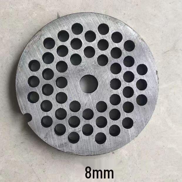 32-Type Meat Grinder Accessory Set: Cross Blade, Round Blade, Grating Plate, Hole Plate, Stainless Steel Blades