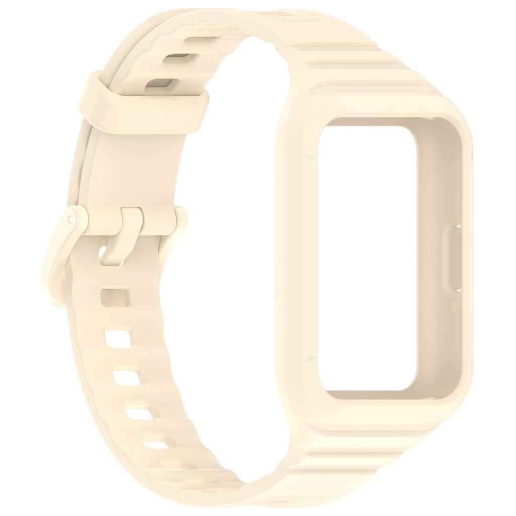 Integrated strap For Samsung Galaxy Fit 3 SM-R390 Watchband Durable Silicone Sport Not Seperated Adjustable Wristband Accessori