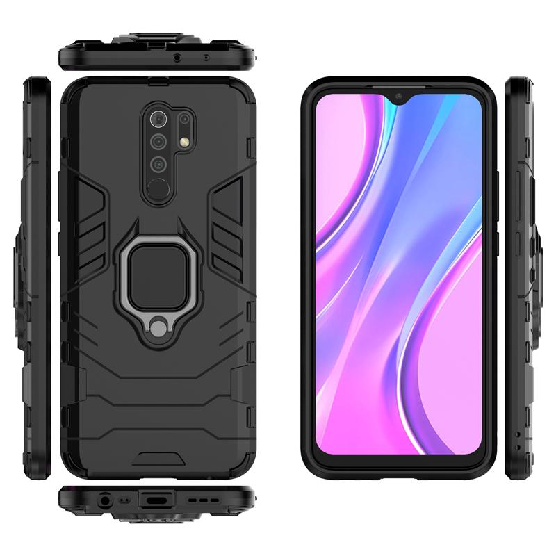 For Xiaomi Redmi 9 Case Shockproof Armor Magnetic Suction Stand Full Edge Cover For Redmi 9 8 8A 7A 9A 9C Case Cover For Redmi 9