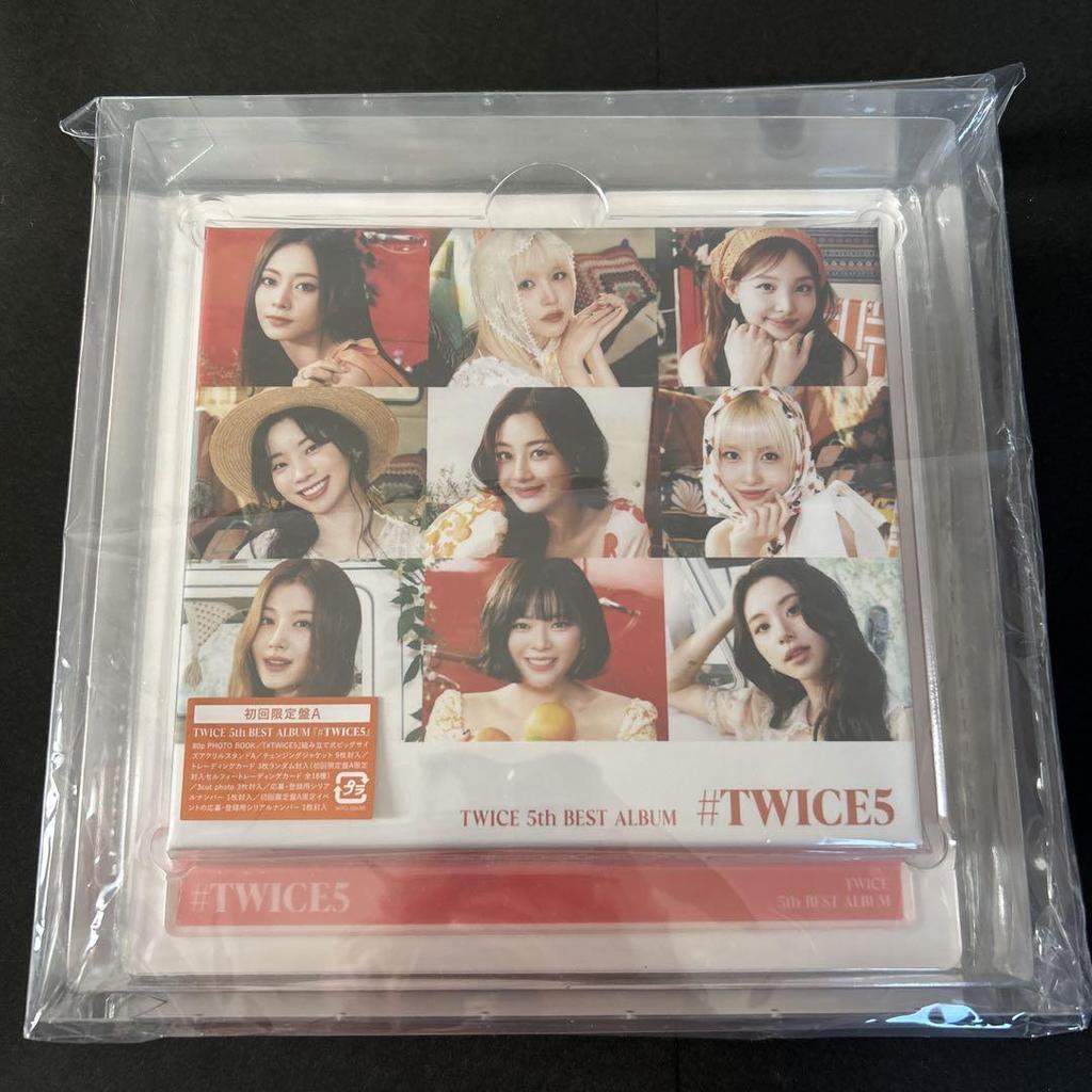 [USED] CD Unplayed TWICE5 First Press Limited Edition A with Trading Card