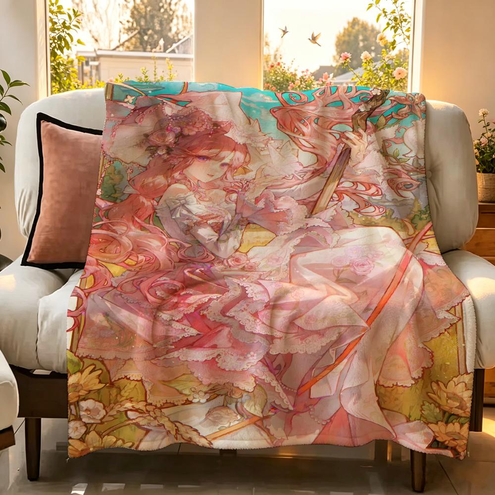 Game M Miracle N Nuannuan Throw Flannel Throw Blanket Suitable for Sofa Living Room Bedroom