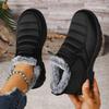 Fashion Winter Women's Snow Boots fashion round toe mid heels Plus Size Couples Sneakers Casual comfortable women's Boots