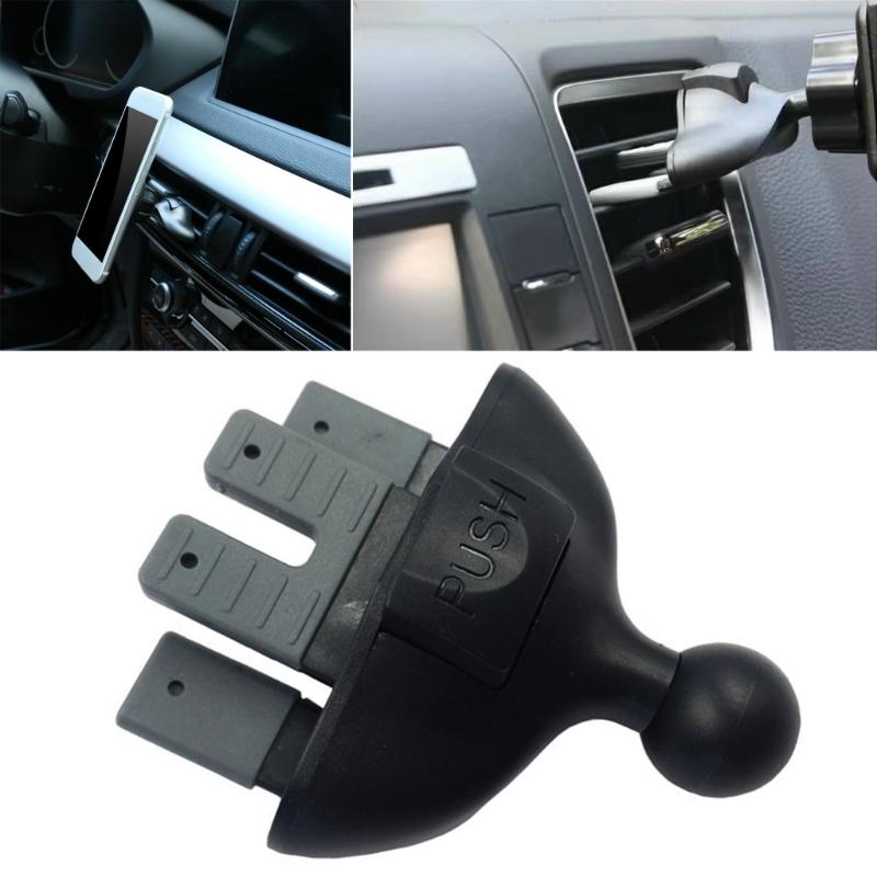 Universal Car CDs Slot Phone Holder With 17mm Ball Head For Stable Mounting And 360 Degree Rotation