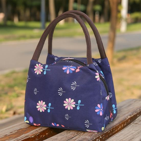 Lunch Bag Portable Large Opening Waterproof Oxford Bento Bag Lightweight Tear-Resistant Work Lunch Carrier for Women Men Hiking Picnic