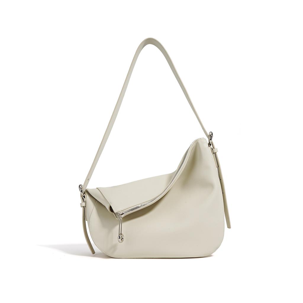 Cowhide Tote Bag Women's Large-capacity New Commuter Shoulder Messenger Bag