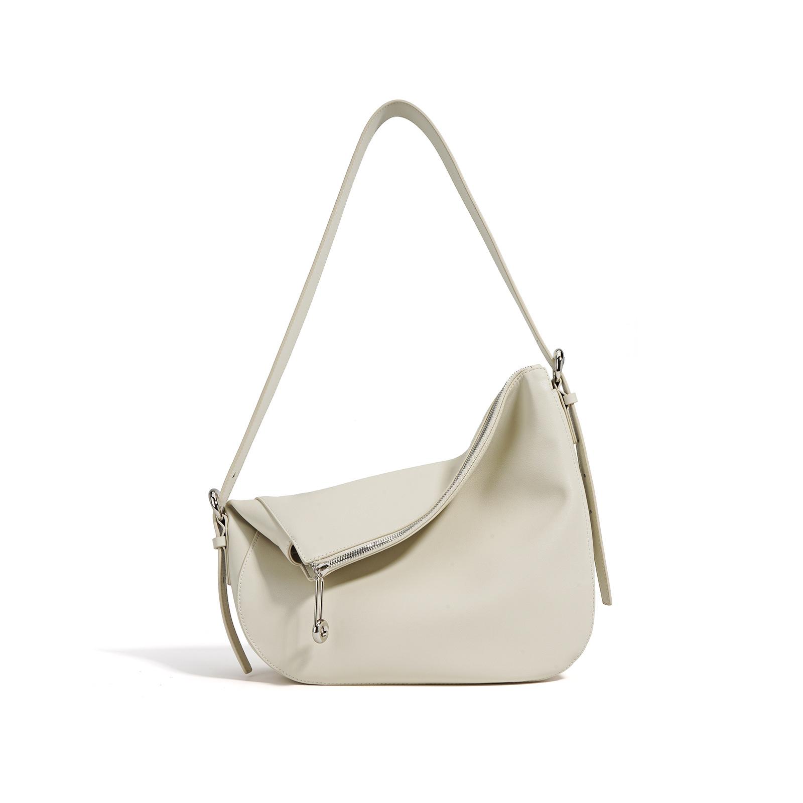 

Женская сумка-тоут из коровьей кожи большой вместимости, новая сумка-мессенджер через плечо для通勤 белый