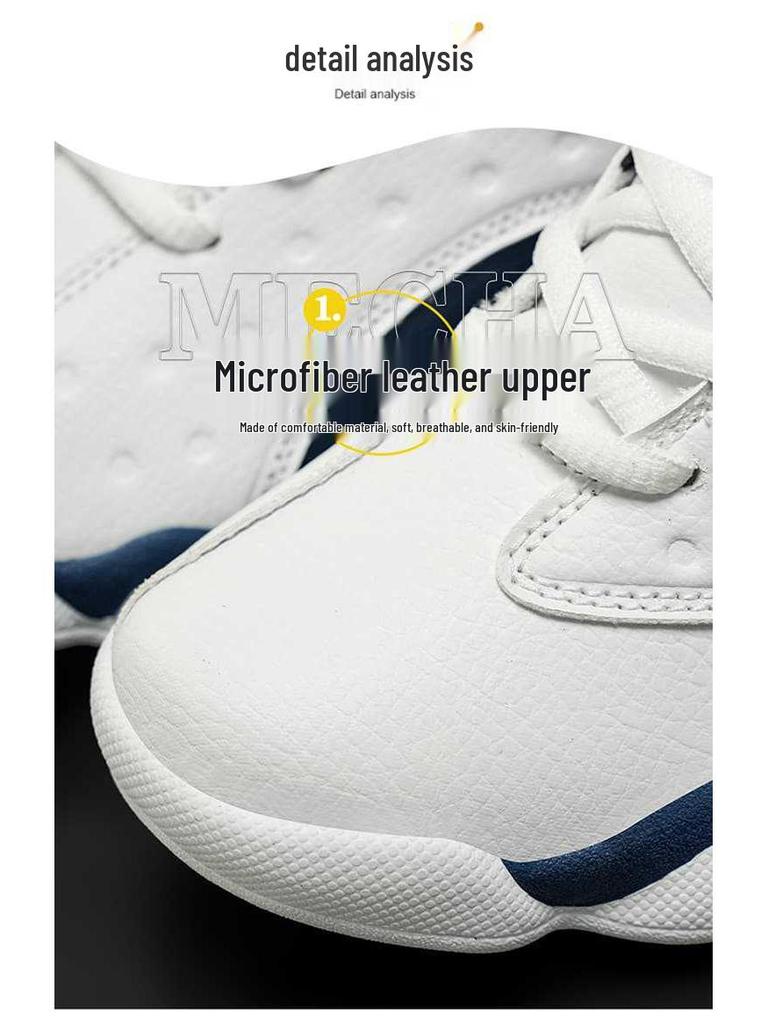 Leather Non-Slip Breathable Autumn Running & Basketball Shoes for Kids