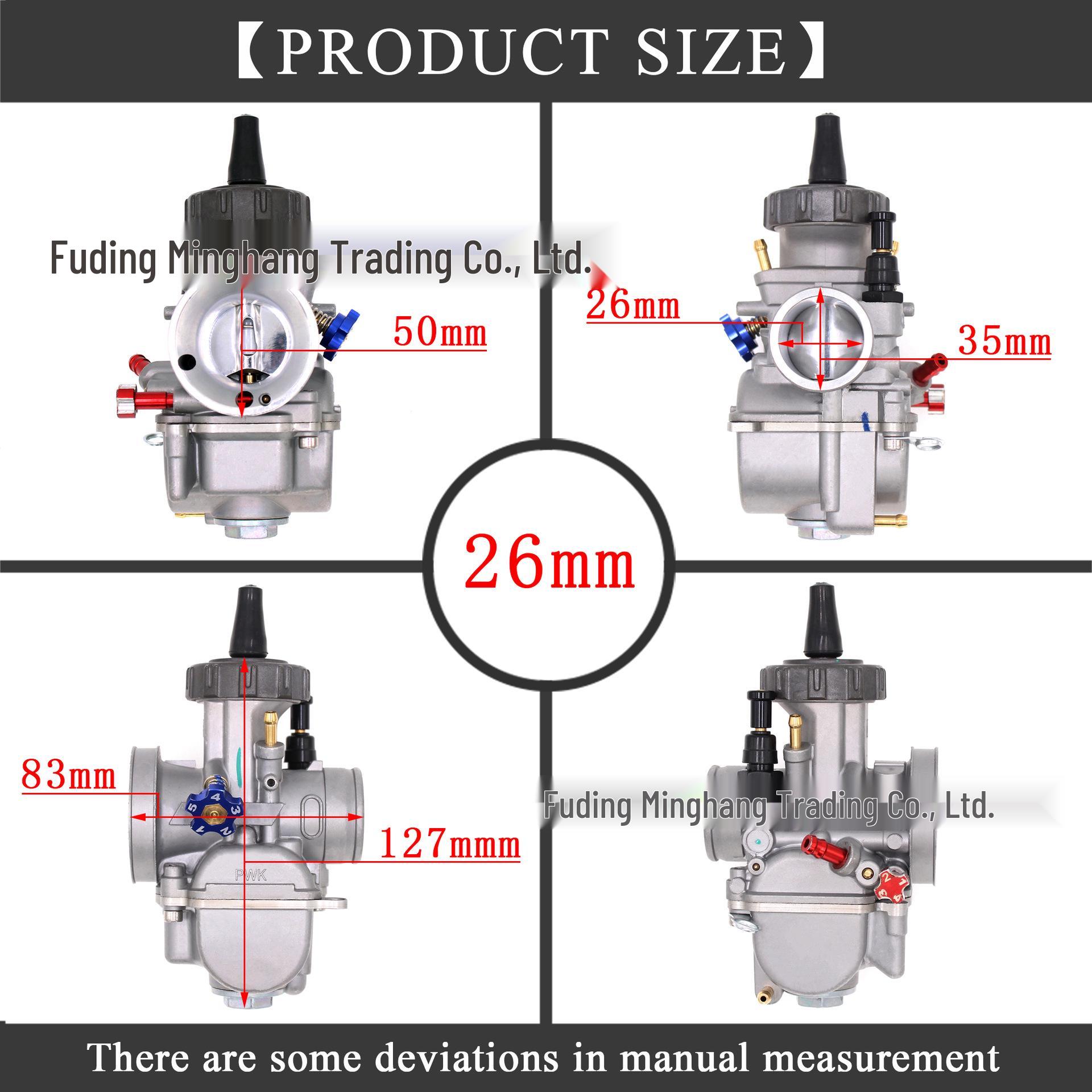 PWK Carburetor Racing 21-34mm for ATV/UTV 32mm