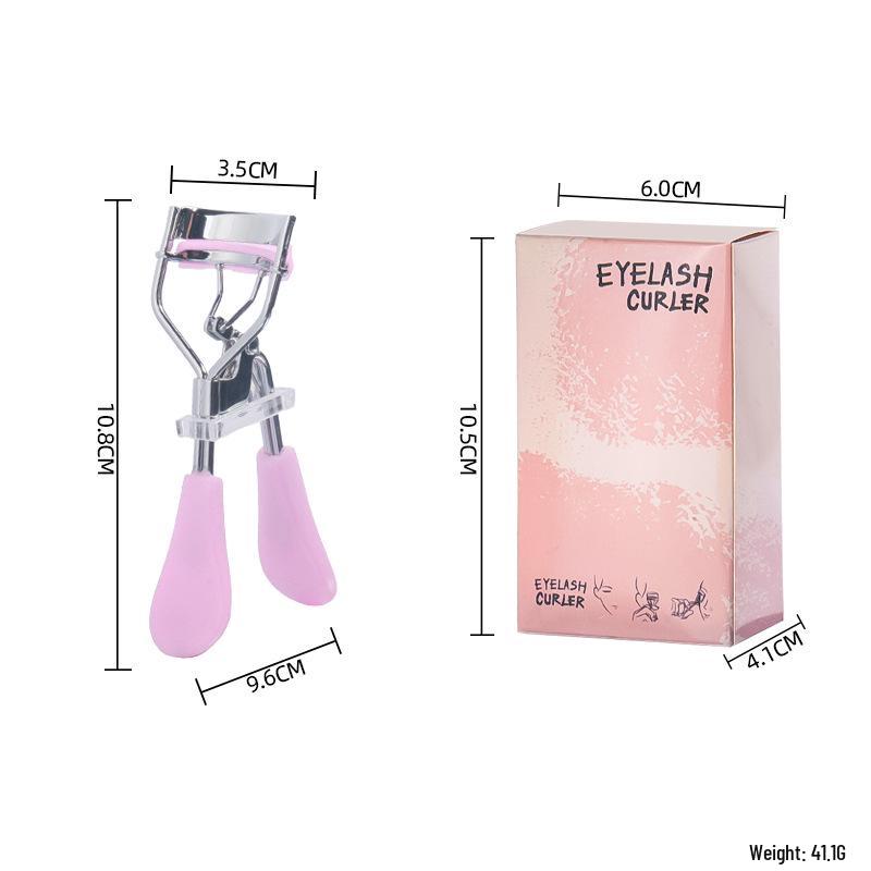 Duckbill Handle Wide-Angle Eyelash Curler - Portable Color Curling Tool