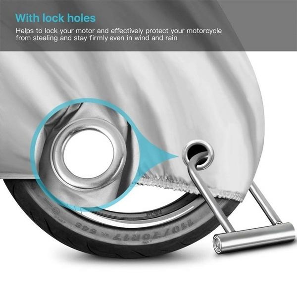 QI Universal Outdoor UV Protector Cykel Dammtät Motorcykel Regnskydd för Vattentät