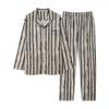 Pajamas Men'S Pure Cotton Spring And Autumn Long-Sleeved Men'S Cotton Striped Loungewear Men'S Suits Can Be Worn Outside