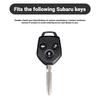 Zinc Alloy Car Key Case Cover For 2008- Subaru Crosstrek Forester Impreza Legacy Outback Tribeca Wrx Sti Crosstrek Ascent