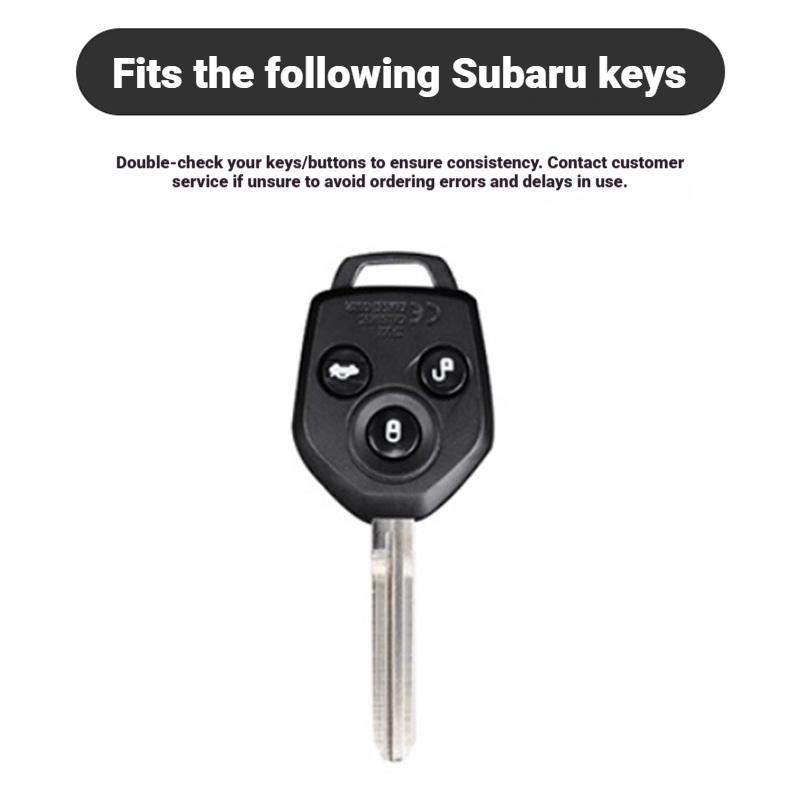 Zinc Alloy Car Key Case Cover For 2008- Subaru Crosstrek Forester Impreza Legacy Outback Tribeca Wrx Sti Crosstrek Ascent