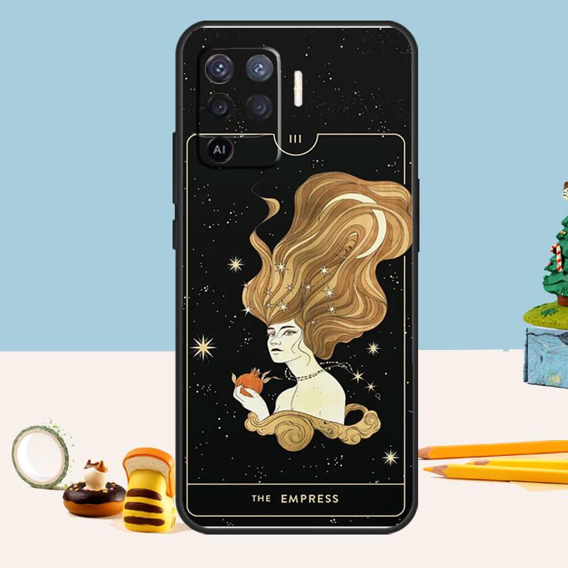 

Чехол-кошелек со знаками зодиака и картами Таро для Oppo A98 A78 A58 A18 A38 A74 A94 A54 A15 A17 A57 A6 A5 Pro A16 A76 A96 A40 A60 A80 OPPO A58 4G