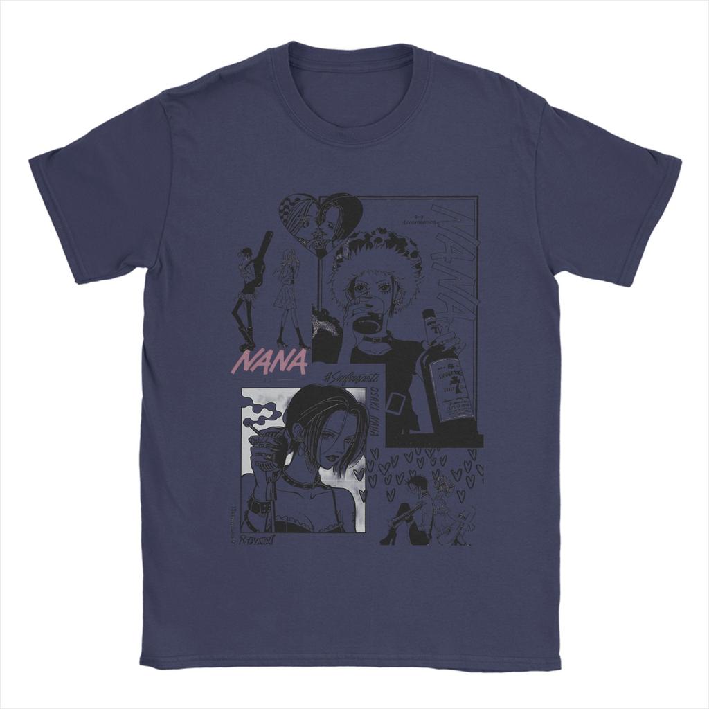 Anime NANA T Shirt For Men Women Cotton Top Tee Hip Hop Round Neck Short Sleeve